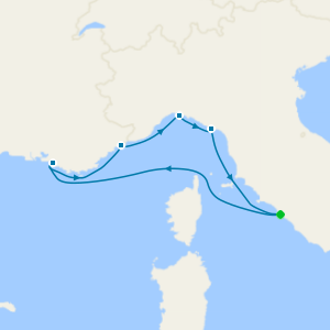 France & Italy from Civitavecchia