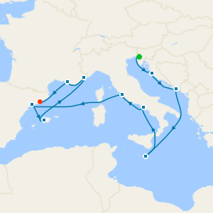 Adriatic & Western Mediterranean from Trieste