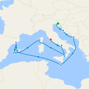 Adriatic & Western Mediterranean from Trieste