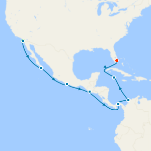 Panama Canal with San Diego and Miami Beach Stays