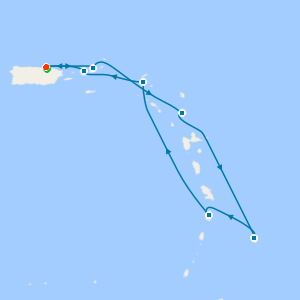 Caribbean with Barbados, St. Lucia & Antigua from San Juan with Stay