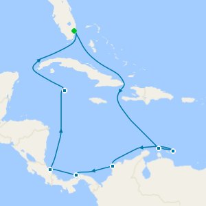 Panama Canal with Costa Rica & Caribbean from Ft. Lauderdale