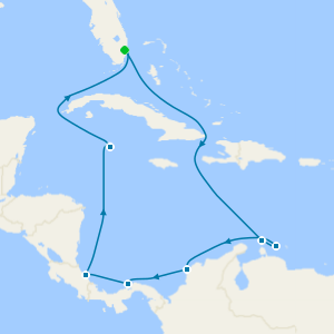 Panama Canal with Costa Rica & Caribbean from Ft. Lauderdale