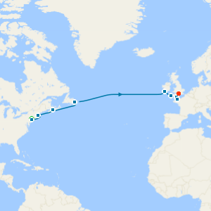 Atlantic Eastbound from New York to Southampton with Stay