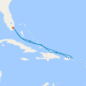 Eastern Caribbean Fly Cruise from Miami