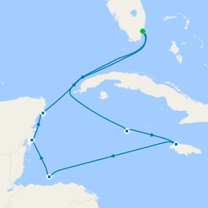 Western Caribbean with Miami Beach Stay