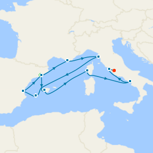 Italy, France & Spain with Barcelona and Rome Stays