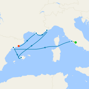 Western Mediterranean with Rome Stay