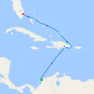 Deep Caribbean Discovery from Cartagena to Fort Lauderdale