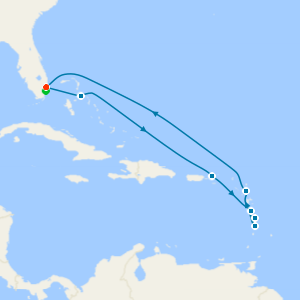 Southern Caribbean with Martinique from Ft. Lauderdale with Miami Beach Stay