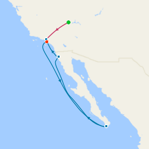 Las Vegas & Mexican Riviera from Los Angeles with Stays