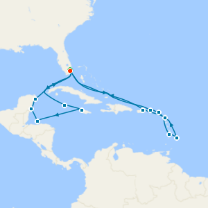 Ultimate Caribbean Explorer with Miami Beach Stay