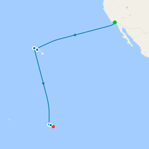 18-Day World Sector: Hawaii & French Polynesia from Los Angeles to Papeete