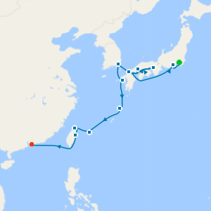 Japan, South Korea & Taiwan from Tokyo
