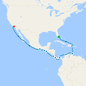 Panama Canal Passage from Miami