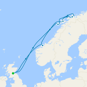 Norway's Arctic Islands & Mountainous Vistas from Rosyth