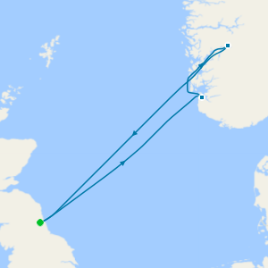 Scenic Norwegian Fjords in Five Nights from Newcastle