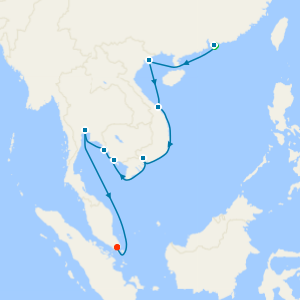 Thailand, Cambodia & Vietnam from Hong Kong to Singapore with Stay