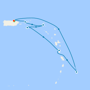 Southern Caribbean from San Juan with Stay