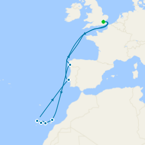Spain, Portugal, and Canary Islands Odyssey from Tilbury