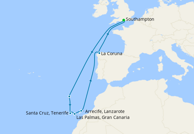 Winter Warmth in the Canary Islands from Southampton, 2 February 2025 ...