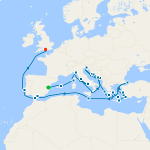 Discovering the Amalfi & Dalmatian Coasts, Greece, Turkey & Spain from Valencia