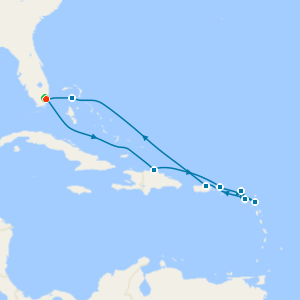 Dominican Republic & Antigua from Miami with 1nt Stay