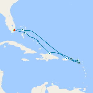 Dominican Republic & Antigua from Miami with 1nt Stay