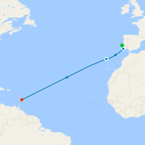 Transatlantic from Lisbon to Barbados