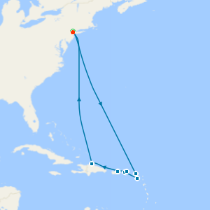 Eastern Caribbean from New York with Stay