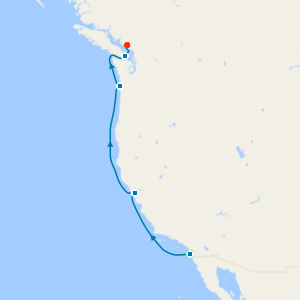 Wine Country & Pacific Northwest from San Diego with Stay