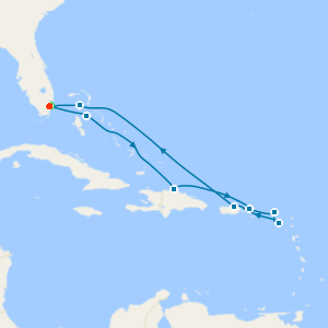 Dominican Republic & Antigua from Miami with Stay