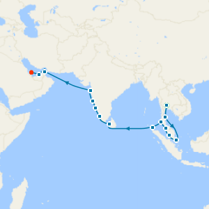 Indian Ocean Enchantments from Bangkok to Qatar (Doha) with Stay