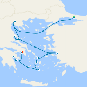 Istanbul to Athens with Stays 