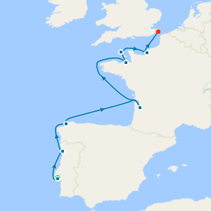 Lisbon to Dover with Stay