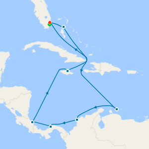 Panama Canal Sunfarer Holiday from Ft. Lauderdale with Miami Beach Stay