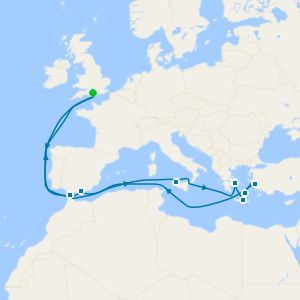 Central Mediterranean from Southampton