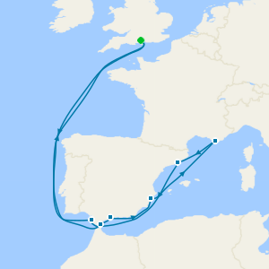 Western Mediterranean from Southampton