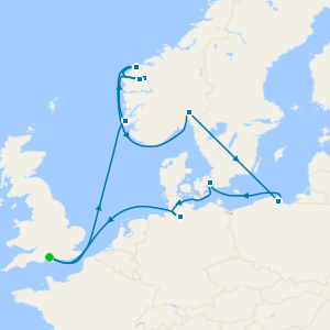 Norwegian Fjords & Scandinavian Cities from Southampton