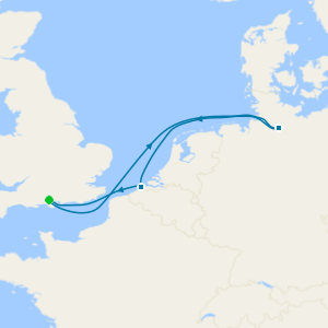 Western Europe cruise from Southampton