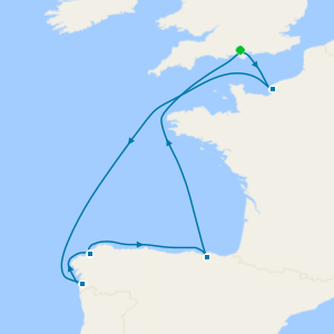 France & Spain from Southampton