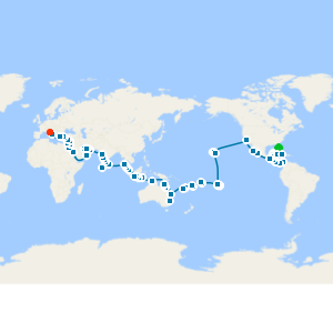 2027 World Cruise - Navigate the World from Miami to Rome (Civitavecchia)