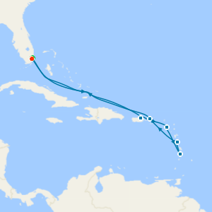 Caribbean Illumination from Miami with Stay