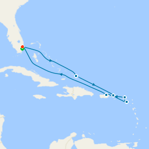 EXCLUSIVE OFFER! Eastern Caribbean from Ft. Lauderdale with Miami Beach Stay