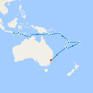Melanesian Marvels from Bali to Sydney with Stay