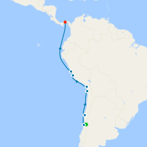 Chile, Peru & Panama from San Antonio with Santiago Stay
