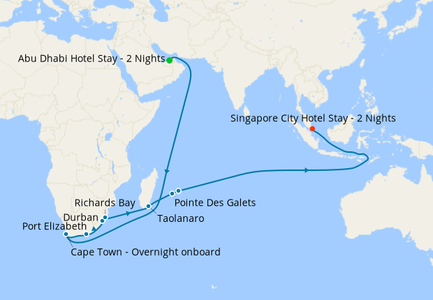 Spice Route from Abu Dhabi to Singapore with Stays, 11 November 2025 ...