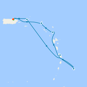 Barbados, Antigua, BVI & More from San Juan with Stay
