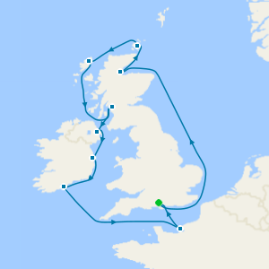 British Isles with France and Belfast cruise from Southampton