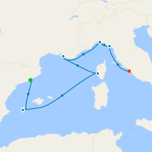 Mediterranean with France & Italy from Barcelona